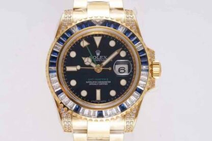 Rolex 116758 SAru Blue White Diamond | UK Replica - 1:1 best edition replica watches store, high quality fake watches