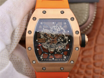 Richard Mille RM035 Orange Strap | UK Replica - 1:1 best edition replica watches store, high quality fake watches