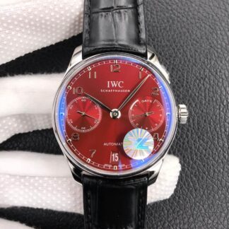 IWC IW500714 Burgundy Red Dial | UK Replica - 1:1 best edition replica watches store, high quality fake watches