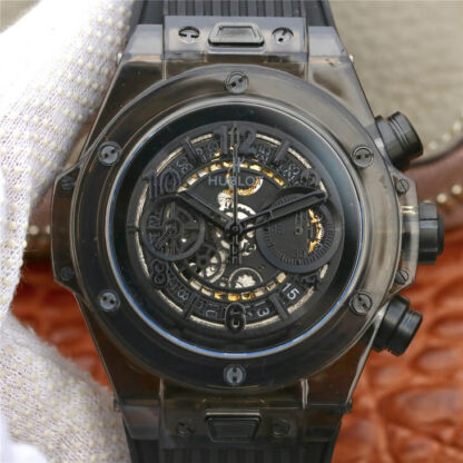 Hublot 411.JX.4802.RT Black Case Black Strap | UK Replica - 1:1 best edition replica watches store, high quality fake watches