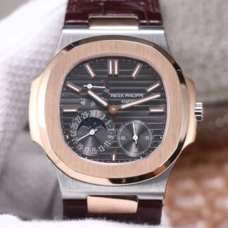 Patek Philippe 5712GR-001 Rose Gold Leather Belt | UK Replica - 1:1 best edition replica watches store, high quality fake watches