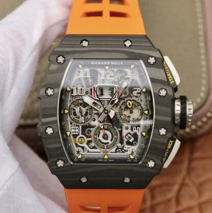 Richard Mille RM11-03 Orange Strap | UK Replica - 1:1 best edition replica watches store, high quality fake watches