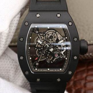 Richard Mille RM055 Black Strap | UK Replica - 1:1 best edition replica watches store, high quality fake watches