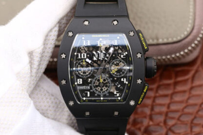 Richard Mille RM-011 Black Strap | UK Replica - 1:1 best edition replica watches store, high quality fake watches