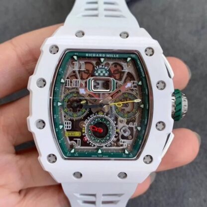 Richard Mille RM011-03 White Strap | UK Replica - 1:1 best edition replica watches store, high quality fake watches