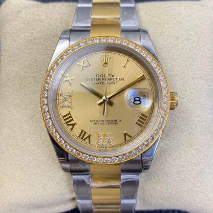 Rolex 126283 Yellow Gold | UK Replica - 1:1 best edition replica watches store, high quality fake watches