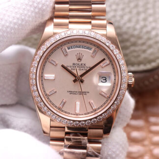 Rolex M228345RBR-0007 Rose Gold | UK Replica - 1:1 best edition replica watches store, high quality fake watches