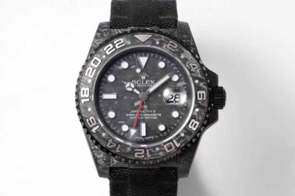 Rolex GMT-MASTER II Black Fabric Strap | UK Replica - 1:1 best edition replica watches store, high quality fake watches