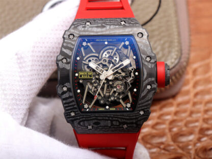 Richard Mille RM35-02 ZF Factory Red Rubber Strap | UK Replica - 1:1 best edition replica watches store, high quality fake watches