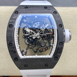 Richard Mille RM-055 White Strap BBR Factory | UK Replica - 1:1 best edition replica watches store, high quality fake watches