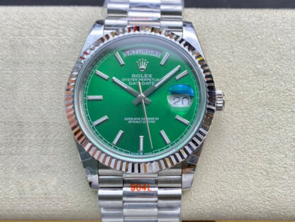 Rolex Day Date Green Dial GM Factory | UK Replica - 1:1 best edition replica watches store, high quality fake watches