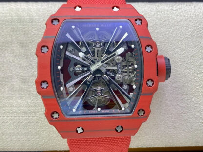 Richard Mille RM12-01 Red Carbon Fiber Case | UK Replica - 1:1 best edition replica watches store, high quality fake watches