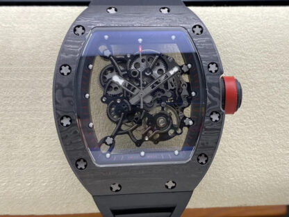 Richard Mille RM-055 Carbon Fiber Black Case | UK Replica - 1:1 best edition replica watches store, high quality fake watches