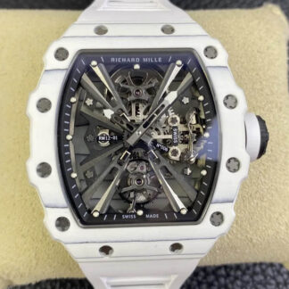 Richard Mille RM12-01 White Rubber Strap | UK Replica - 1:1 best edition replica watches store, high quality fake watches