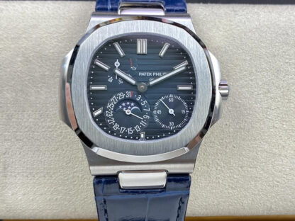 Patek Philippe 5712 Blue Leather Strap | UK Replica - 1:1 best edition replica watches store, high quality fake watches